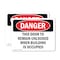 Signmission This Door To Remain Unlocked When Building, 10 in W x Rectangle, Vinyl Decal OS-2PACK-DS-D-710-L-2272 - alternate 1